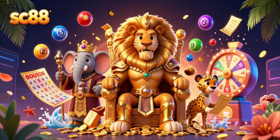 Engage with sc88's exciting lottery scene featuring vibrant characters and dynamic elements.