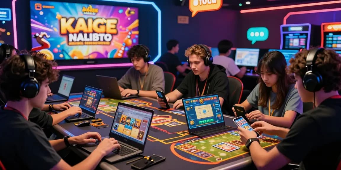 Exciting b52 online gaming scene with diverse players engaging in card games in a vibrant virtual environment.