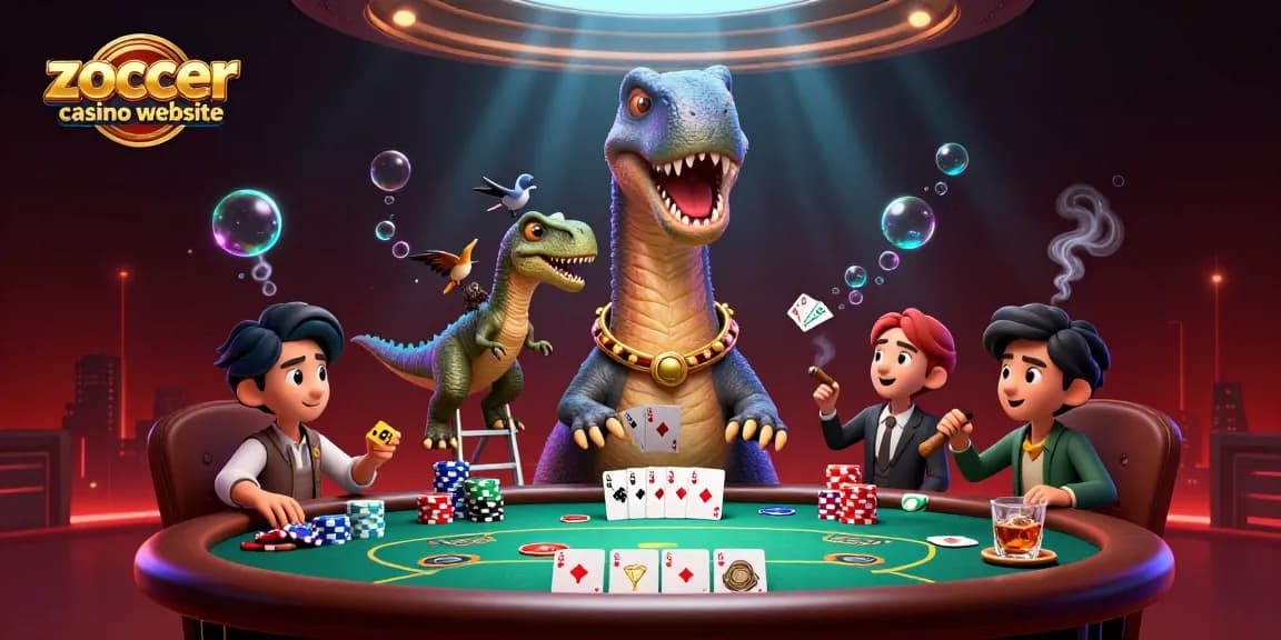 Zoccer casino website brings unmatched excitement with vibrant 3D dinosaur poker action.