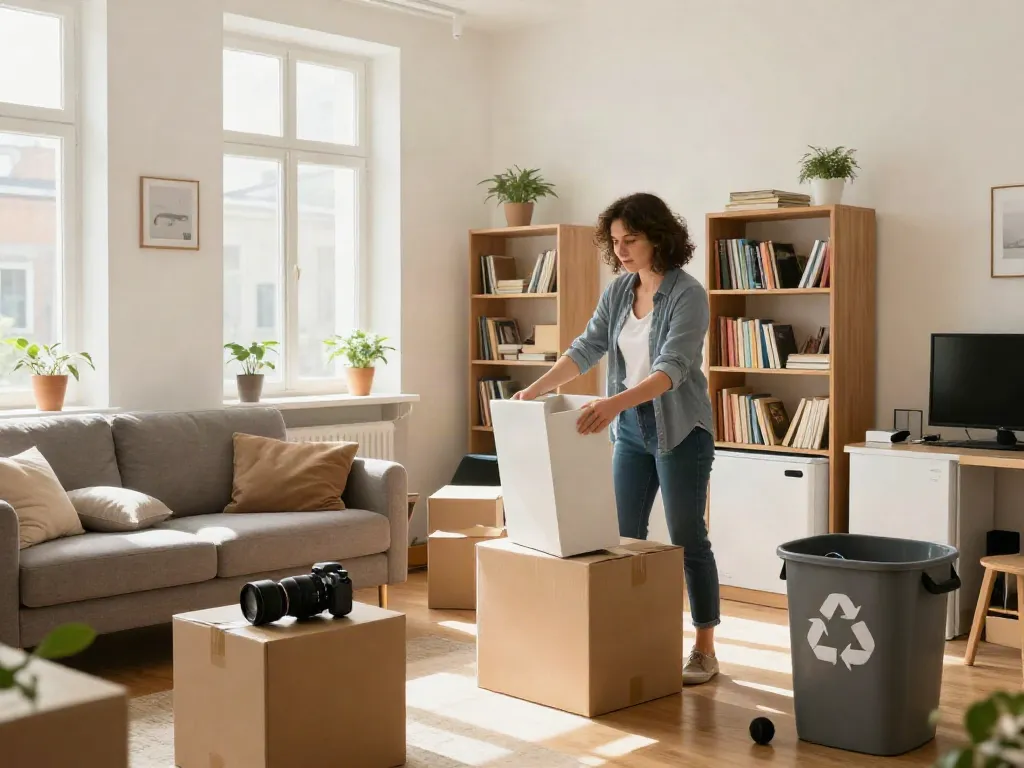 Entrümpelung Berlin: Professionelle Organisatoren beim Aufräumen einer Wohnung in Berlin.