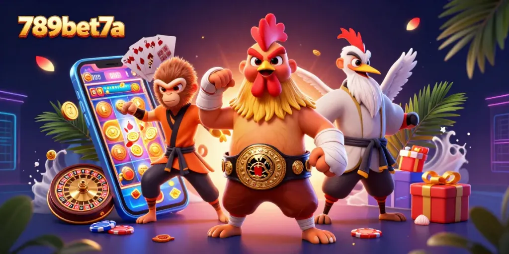 Engage with exciting 789bet7a games and strategies featuring colorful characters and casino elements.