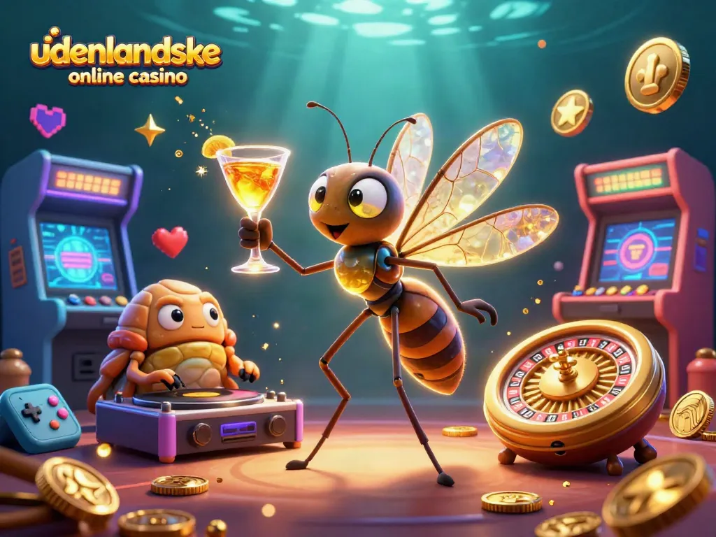 Experience the thrill of udenlandske online casino with vibrant characters and dynamic gaming elements.