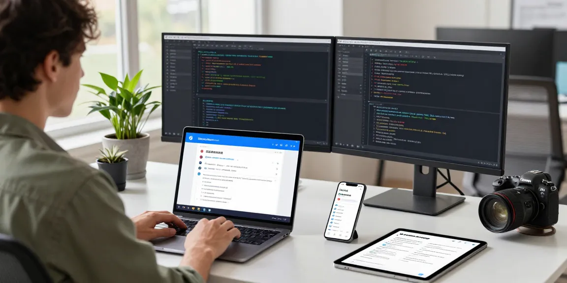 Switching Telegram Chinese language on desktop setup with modern tech workspace.