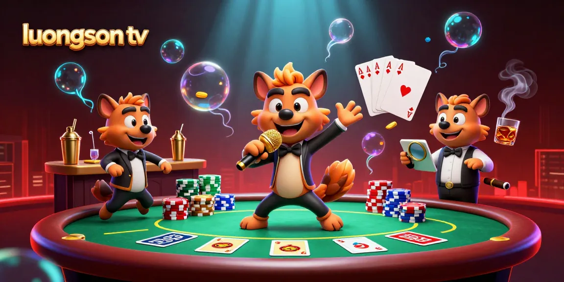Experience thrilling wins at luongson tv with a lively casino scene packed with poker elements.