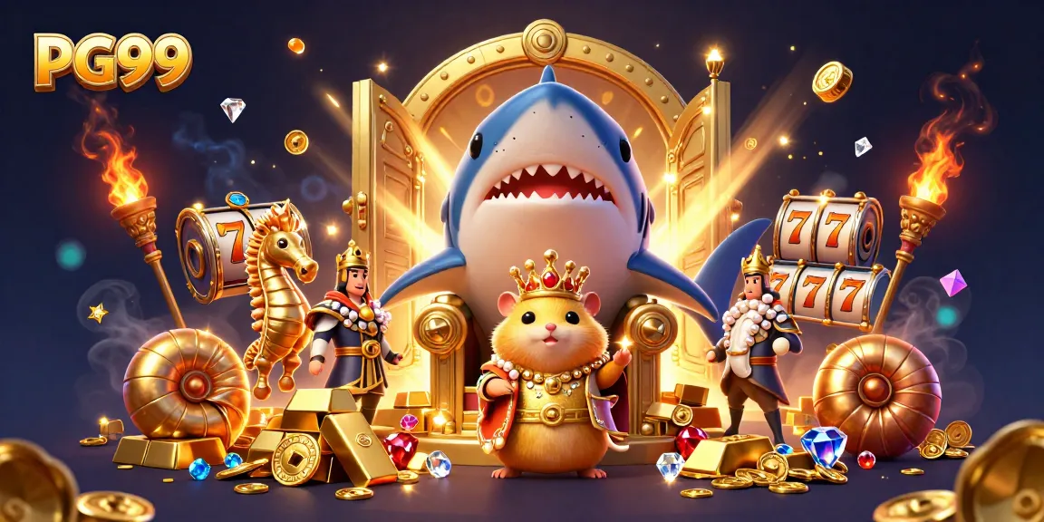 Engage with PG99’s thrilling casino adventure featuring a hamster king and golden treasures!